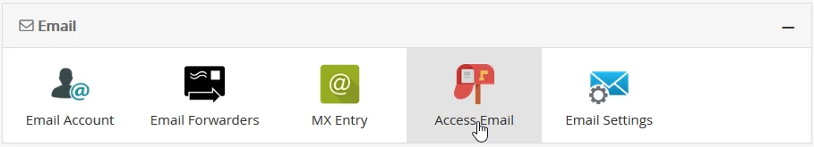 Access Email Webuzo panel