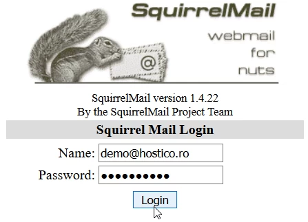 Login SquirrelMail
