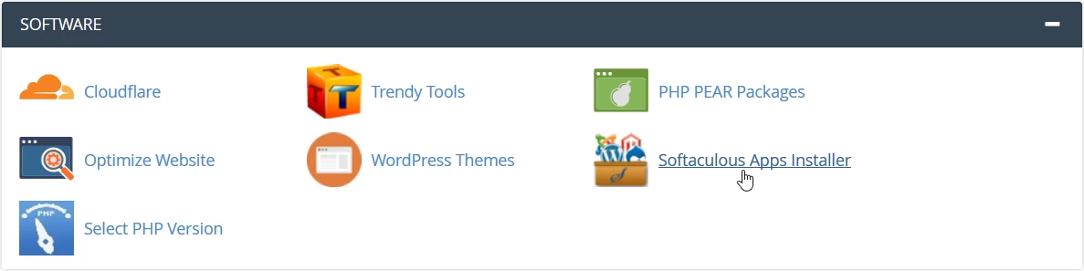 Softaculous Apps Installer cPanel
