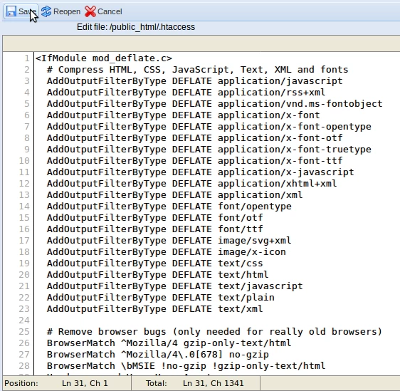 Fisiere comprimate webuzo