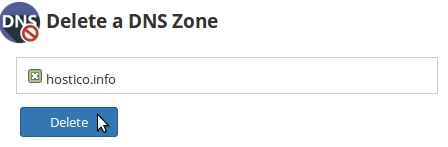 Raport de stergere domeniu WHM