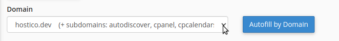 Add domain