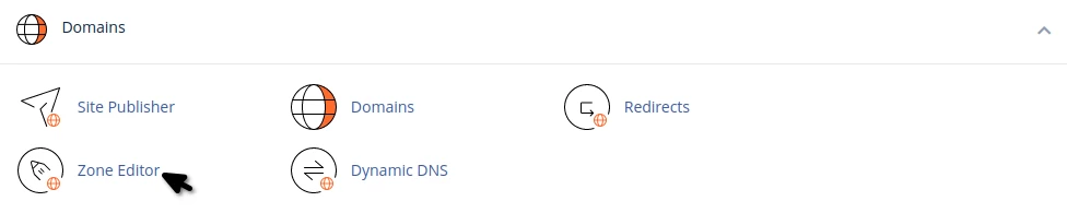 Domains Section cPanel